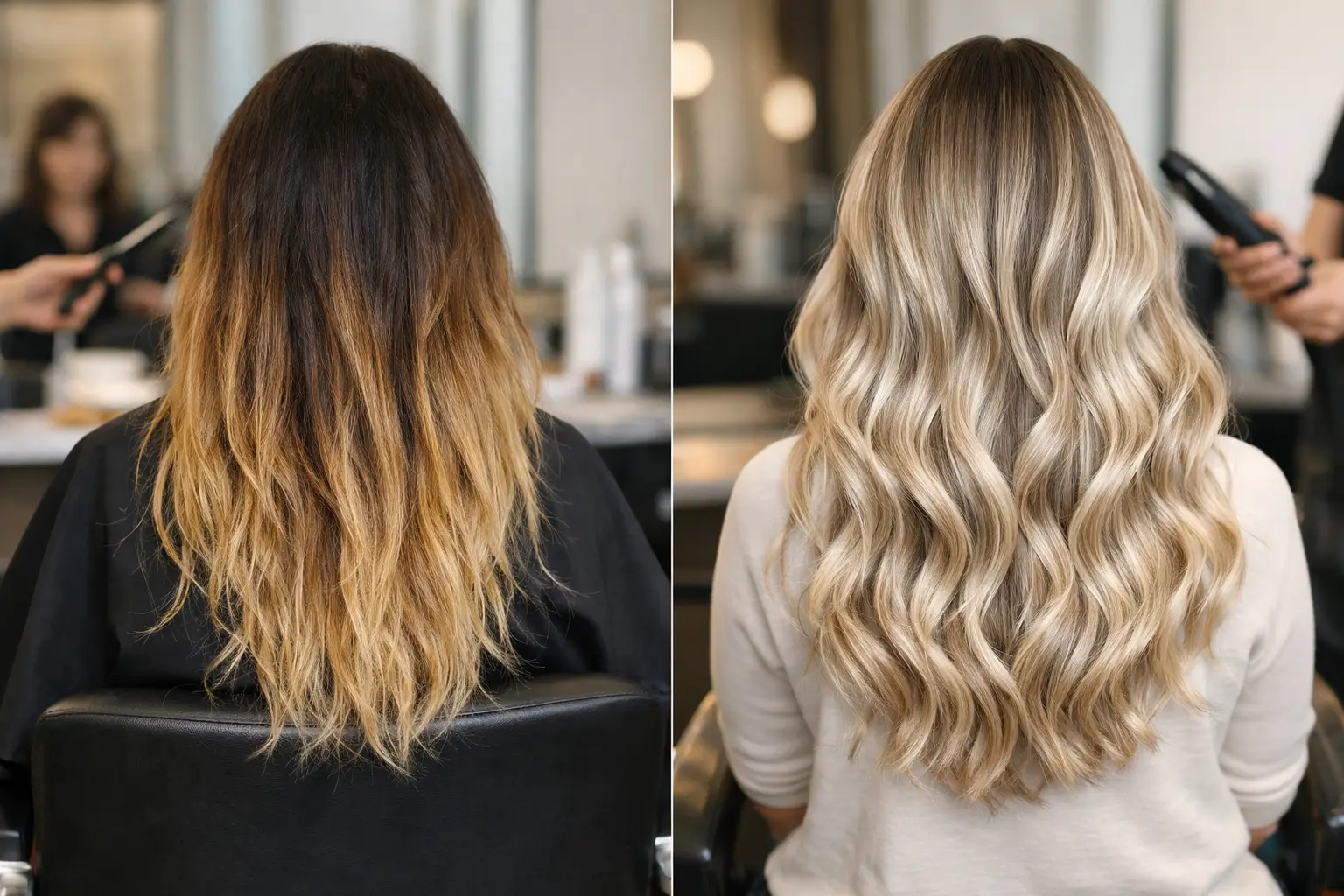 Hair Color Transformation Near Me That Delivers